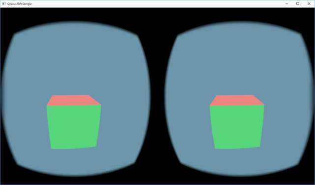 Oculus Rift への表示
