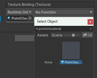 Texture Binding の設定