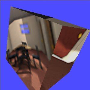 立方体にキューブマッピング