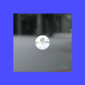 `GL_ADD` を使って合成した場合（箱）