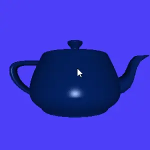 ティーポットを回した場合