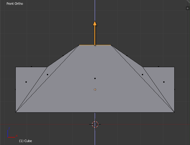 z方向に移動する
