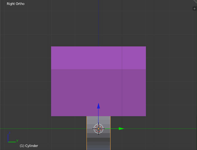 円柱を90度回転する