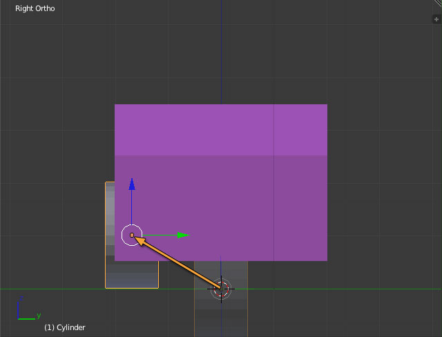 円柱を移動する