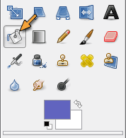 塗りつぶしツール