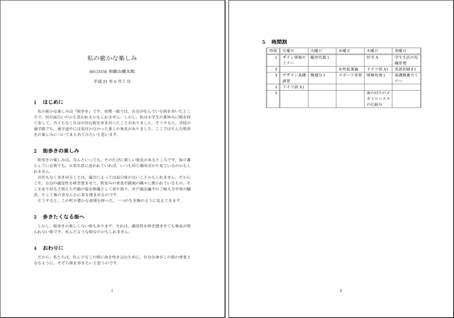 私の密かな楽しみ